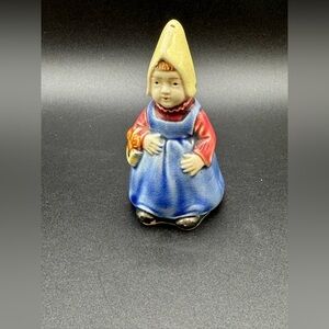 1930’s Vintage Holland Dutch Girl Salt or Pepper Shaker